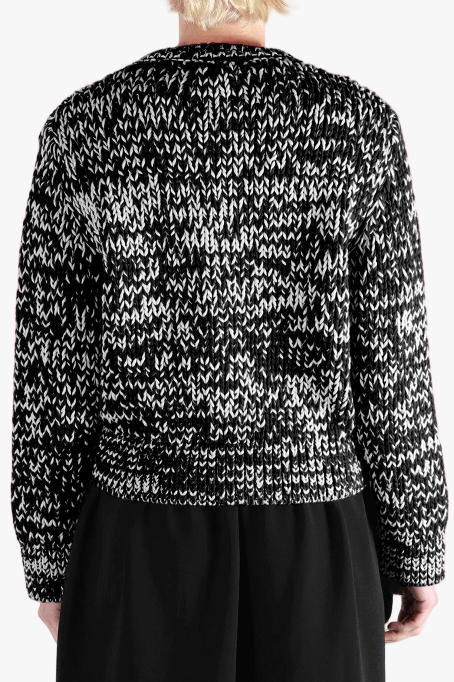 TODAY CARDIGAN IN BLACK, SS26