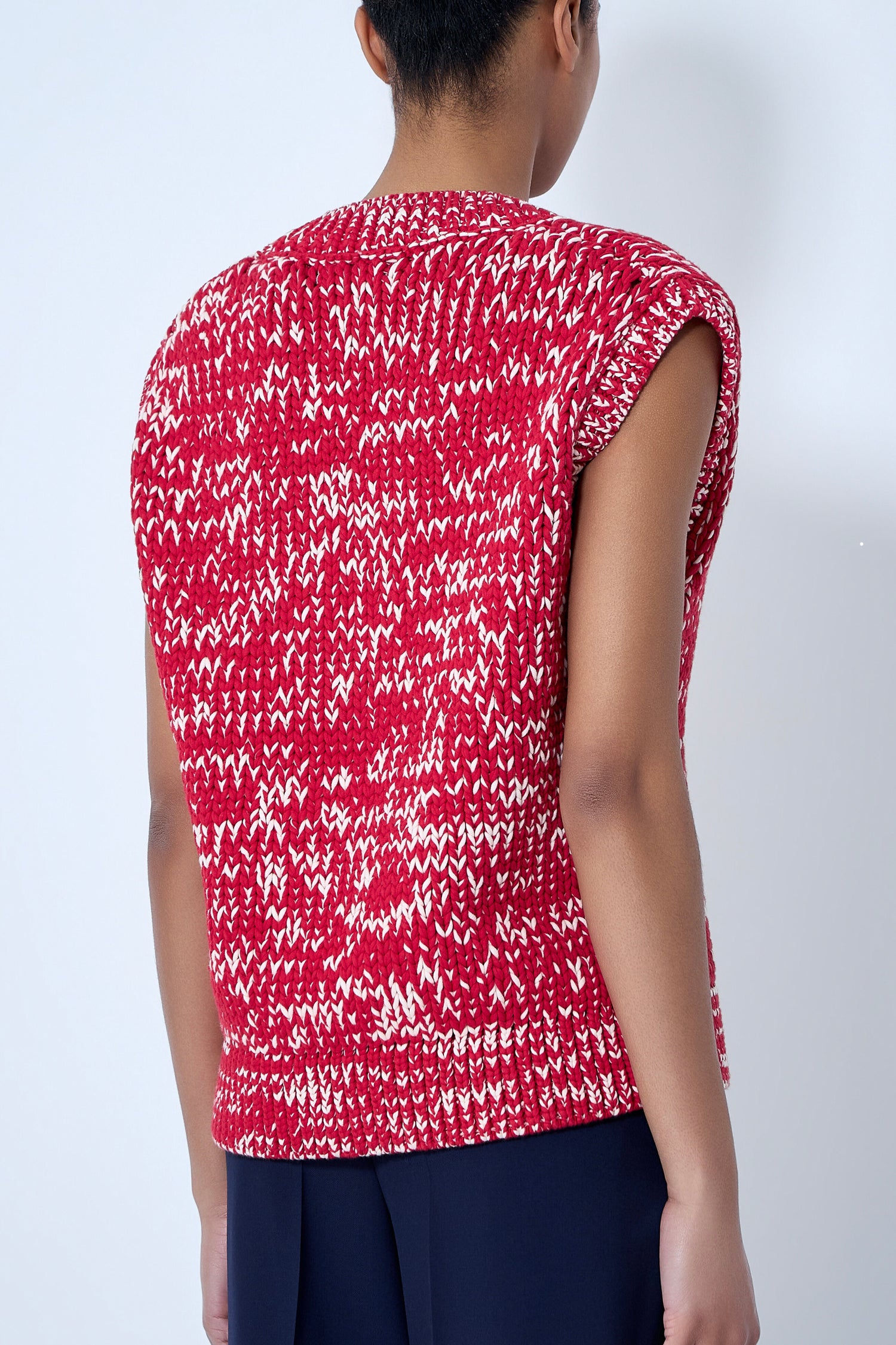 TOURNEY SWEATER IN RED, SS26