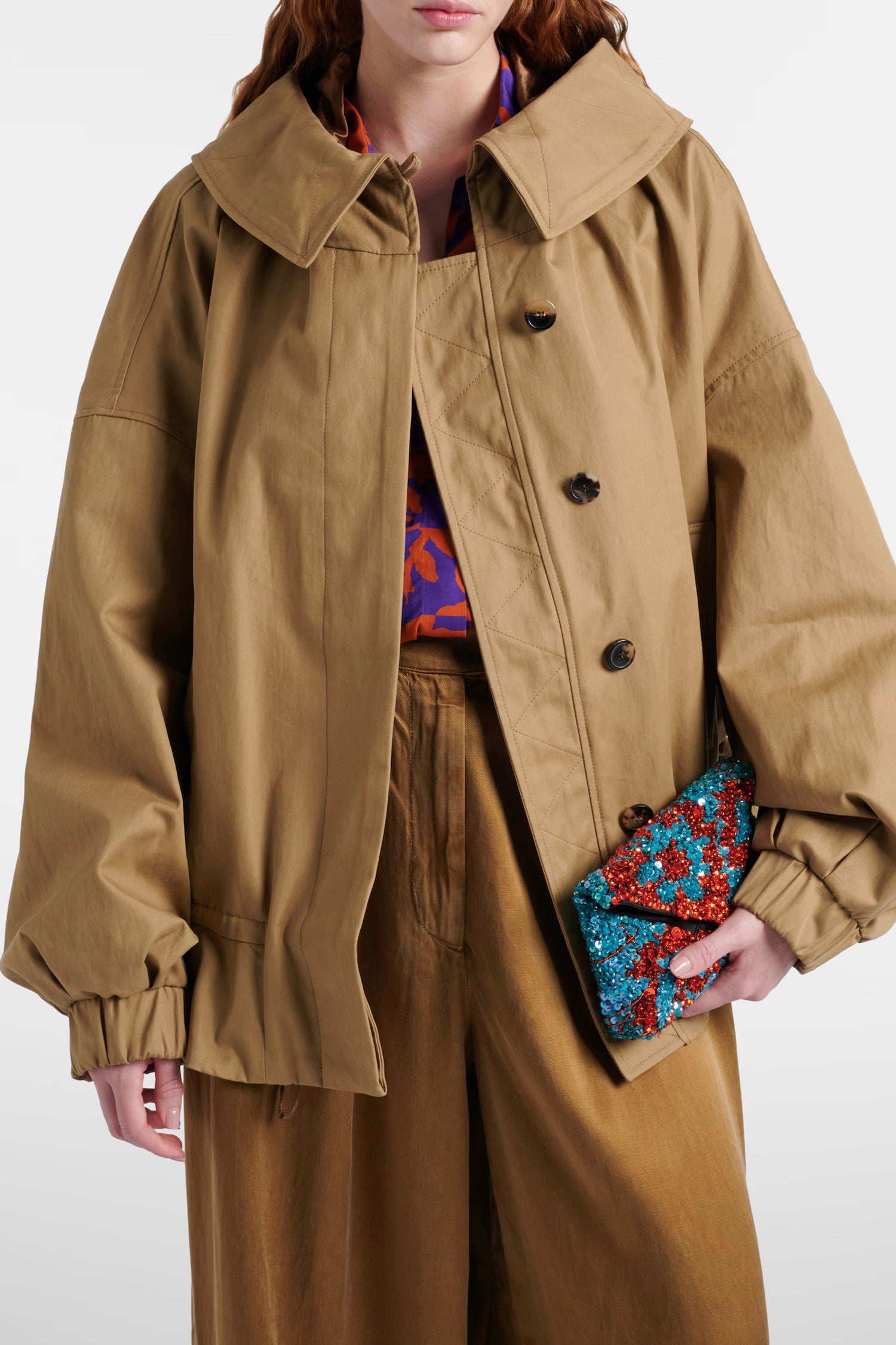 VILLAS 3103 W.W.JACKET IN CAMEL, SS26