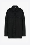 CROWSEY SHIRT IN BLACK, AW23