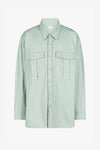 CROWSEY SHIRT IN PISTACHIO, AW23