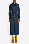 DELLIE DRESS IN INDIGO, AW23