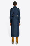 DELLIE DRESS IN INDIGO, AW23