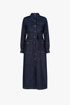 DELLIE DRESS IN INDIGO, AW23