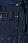 DELLIE DRESS IN INDIGO, AW23