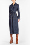 DELLIE DRESS IN INDIGO, AW23