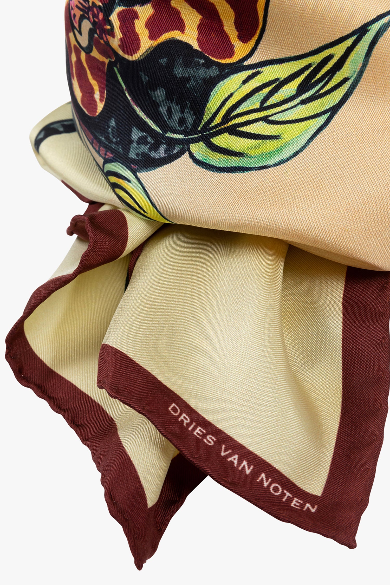 FAN SCARF IN SNAKE PRINT,AW23/24