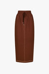 HAFYA SKIRT IN CHOCOLATE, AW23