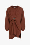 HALKA SWEATER IN CHOCOLATE, AW23