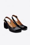 ROUND TOE MARY JANE IN BLACK, W23