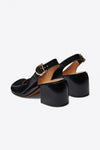 ROUND TOE MARY JANE IN BLACK, W23