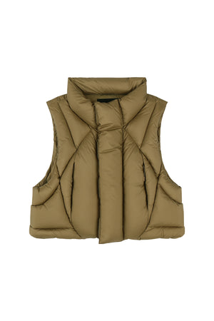 GRID VEST IN CAMEL, DROP 4 - Zambesi Store