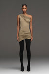 MINI PILLAR DRESS IN SAND, DROP 6