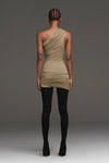 MINI PILLAR DRESS IN SAND, DROP 6