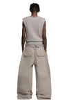 BURNS KNIT VEST IN MIDDLE GREY, DROP 9