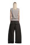 BURNS KNIT VEST IN MIDDLE GREY, DROP 9