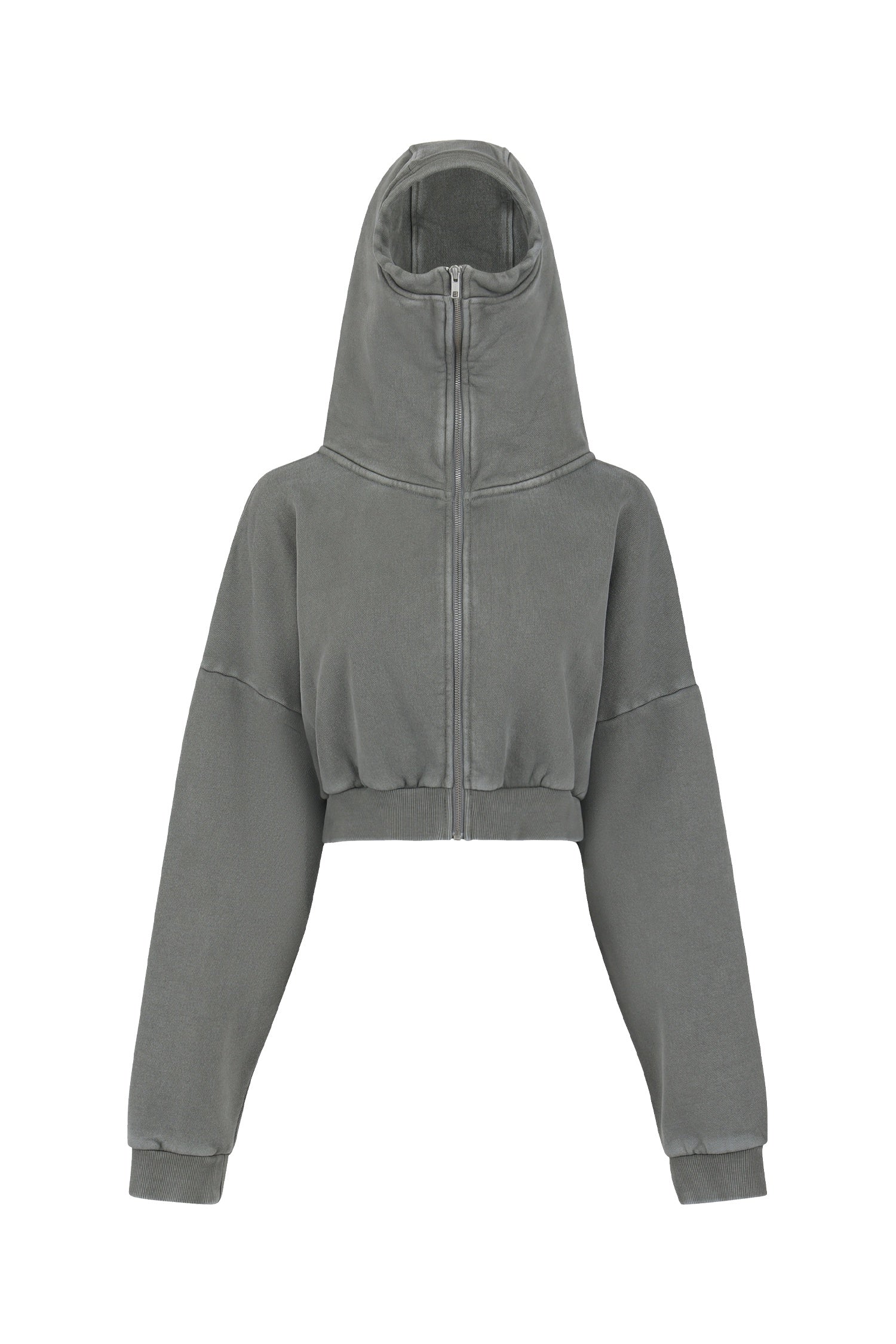 CROPPED FULL ZIP IN RHINO,UNIFORM 6 - Zambesi Store