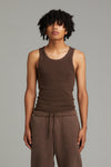RIB TANK IN BRUNETTE