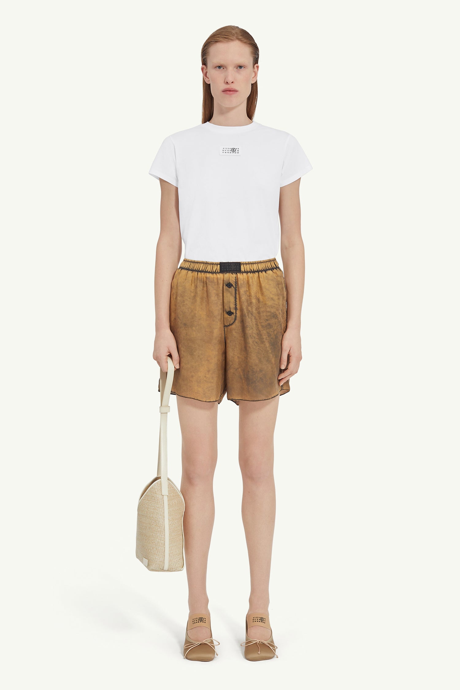 SHORTS IN KHAKI, SS25
