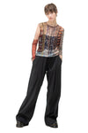 DEPARTMENT TROUSER IN LICORICE PINSTRIPE, S24