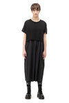 REVERSAL DRESS IN BLACK, S24