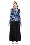 ARCHIVE LONG SLEEVE IN ARACHNA PRINT,SS26