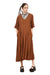 CLASSIC DRESS IN CHESTNUT, SS26