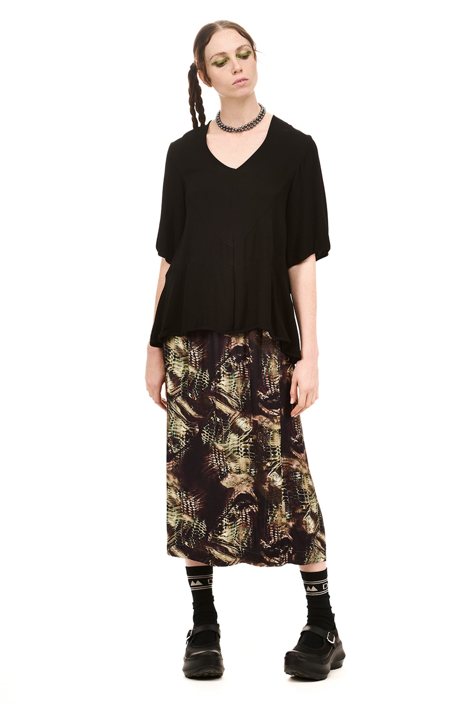 FOREVER SKIRT IN PERSEUS PRINT,SS26