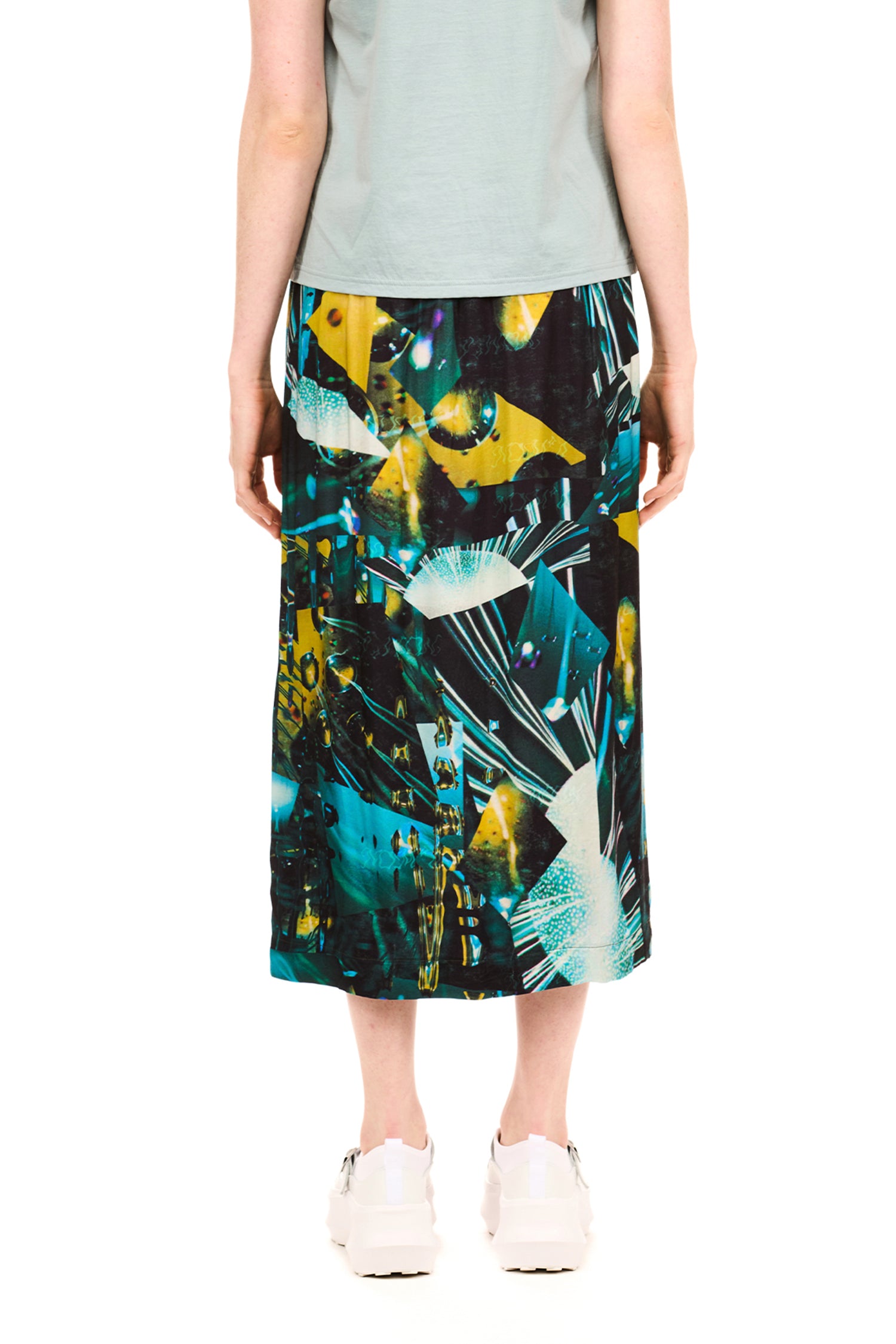 FOREVER SKIRT IN SCIFI PRINT, SS26