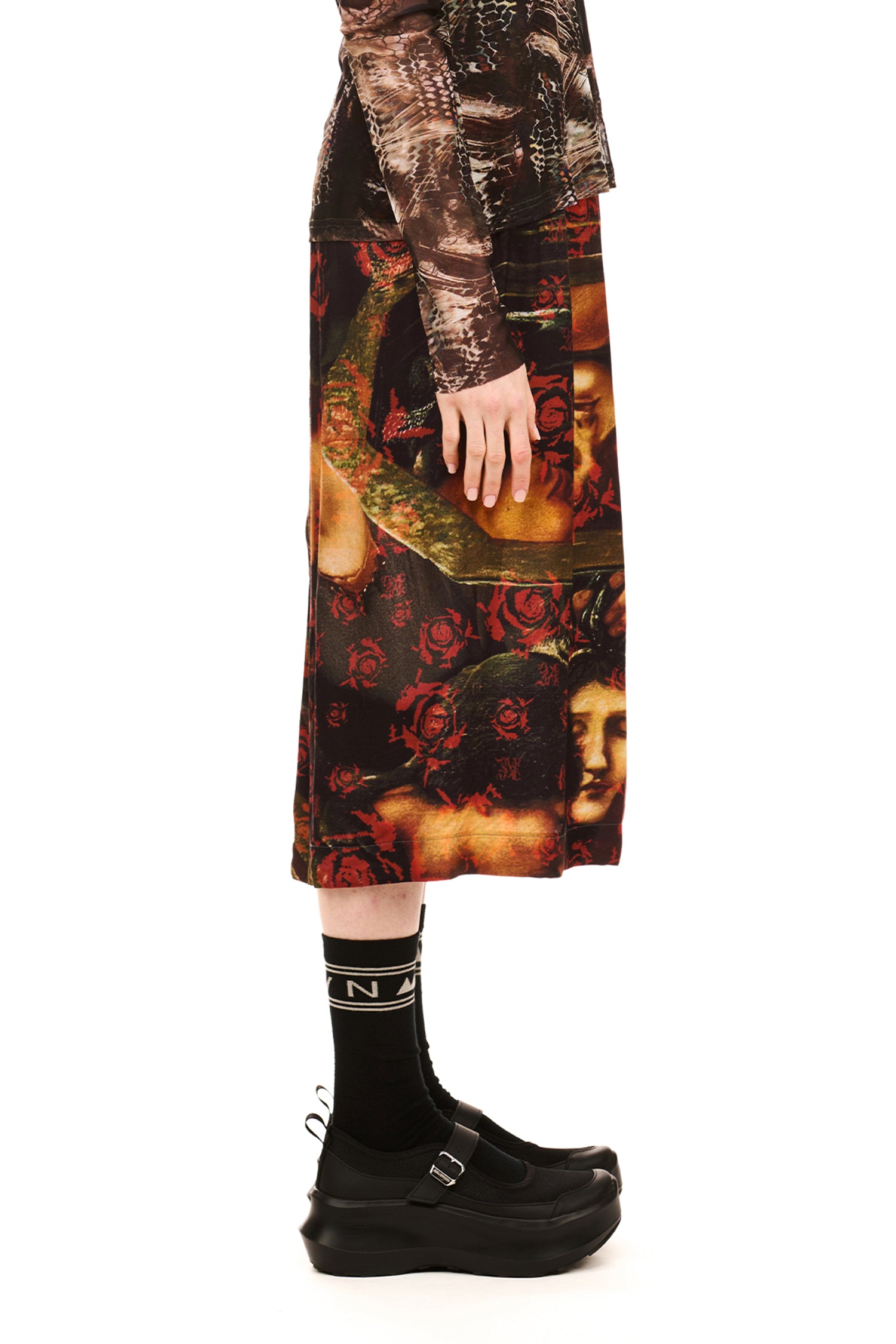 FOREVER SKIRT IN THREE SISTERS PRINT, SS26