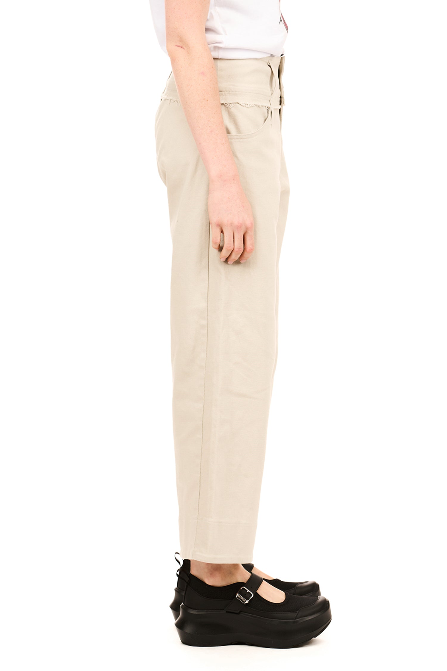NOVEL TROUSER IN STONE, SS26