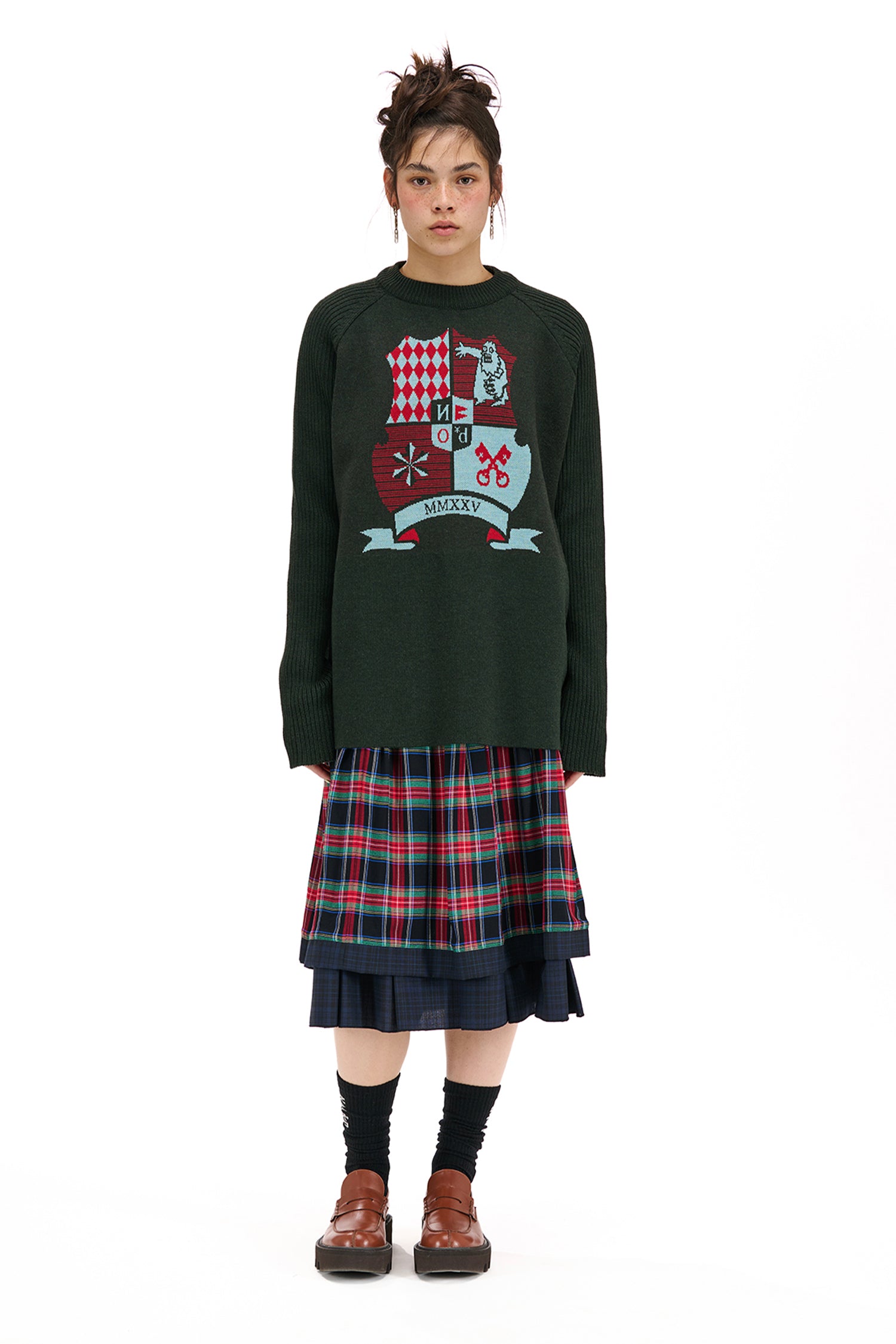 HOUSE SWEATER IN MOSS, W25