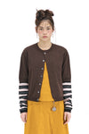 SOPHOMORE CARDIGAN IN WALNUT, W25