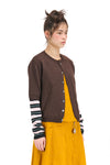 SOPHOMORE CARDIGAN IN WALNUT, W25