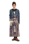 TUTORIAL DRESS IN GOTHIC MIX PRINT, W25