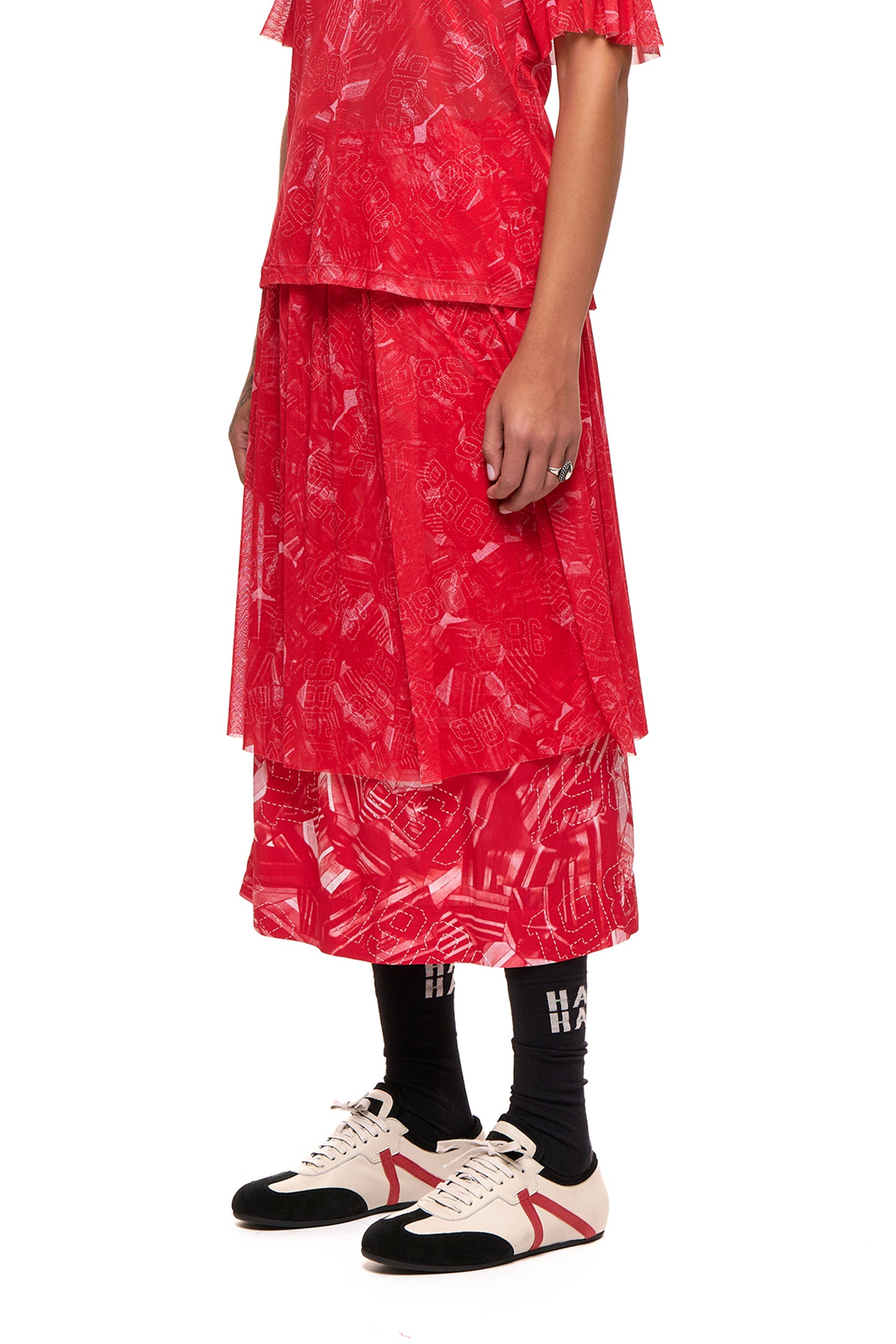 DOUBLES SKIRT IN KNOCKOUT PRINT, SS27