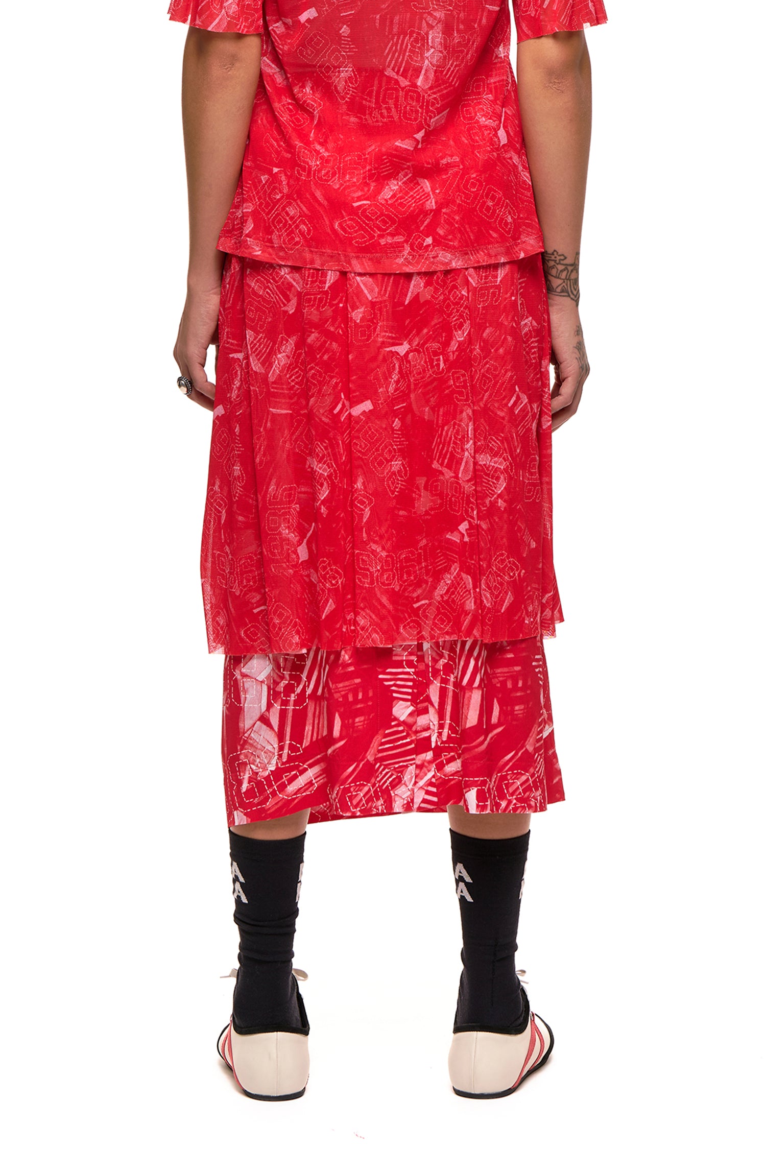 DOUBLES SKIRT IN KNOCKOUT PRINT, SS27