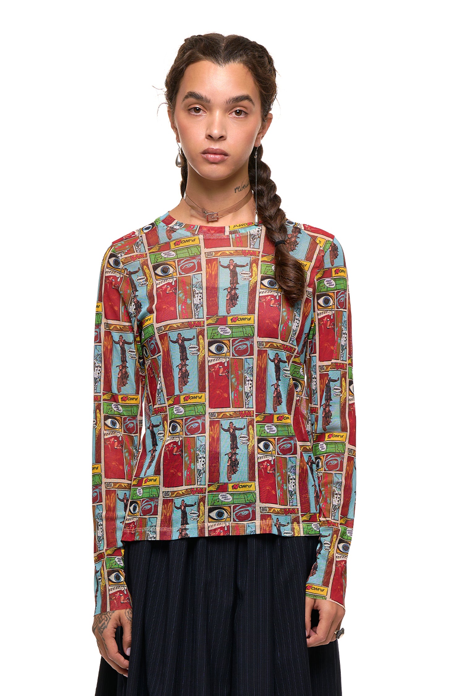 NEW FIT LS TEE IN COMIC STRIP, SS27