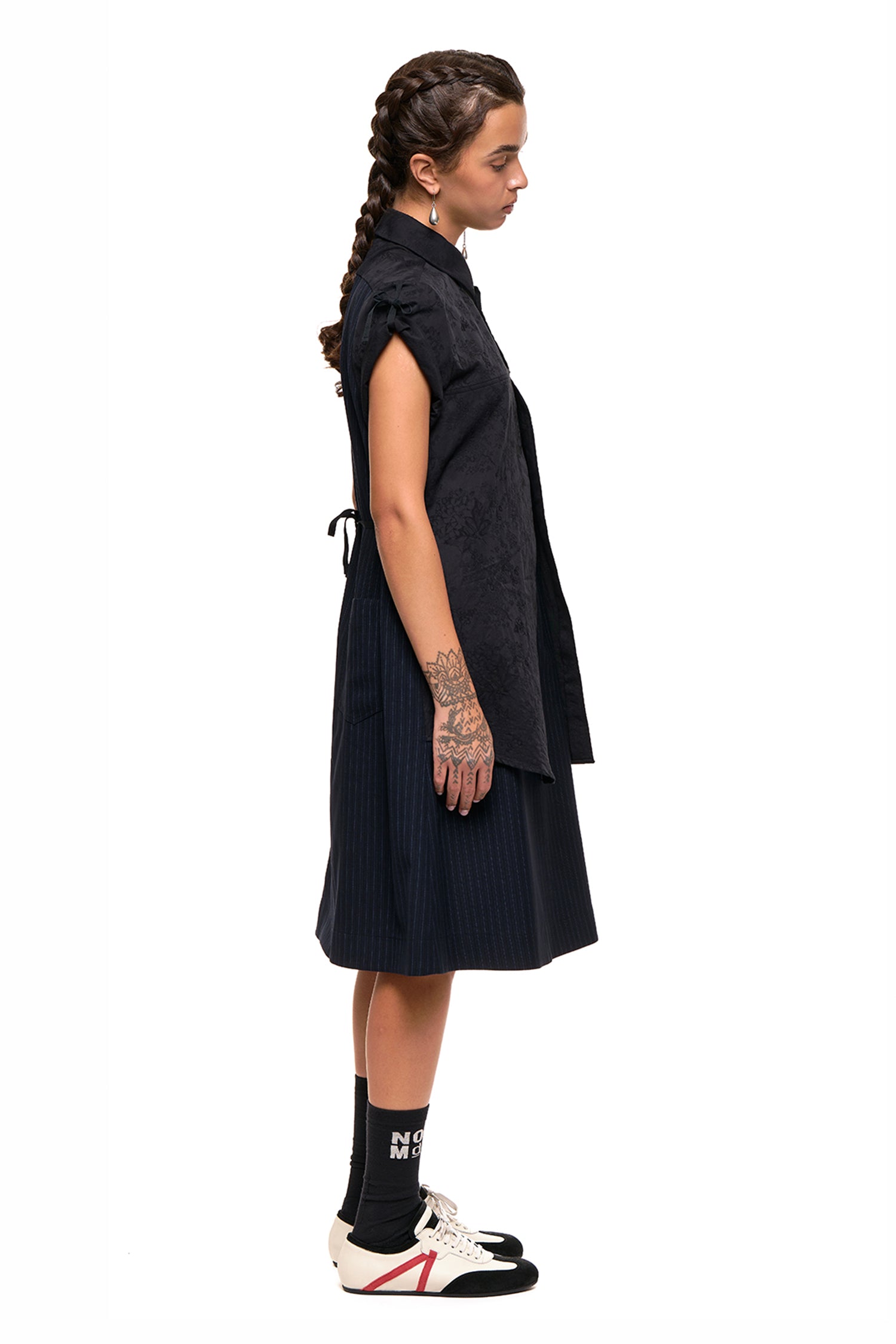 RALLY SHIRT DRESS IN BLACK, SS27