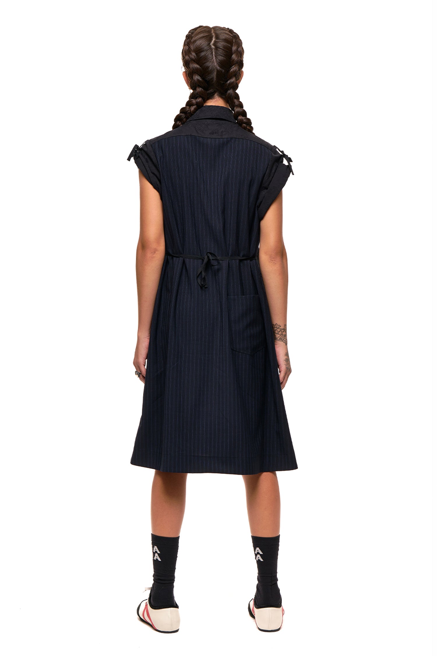 RALLY SHIRT DRESS IN BLACK, SS27