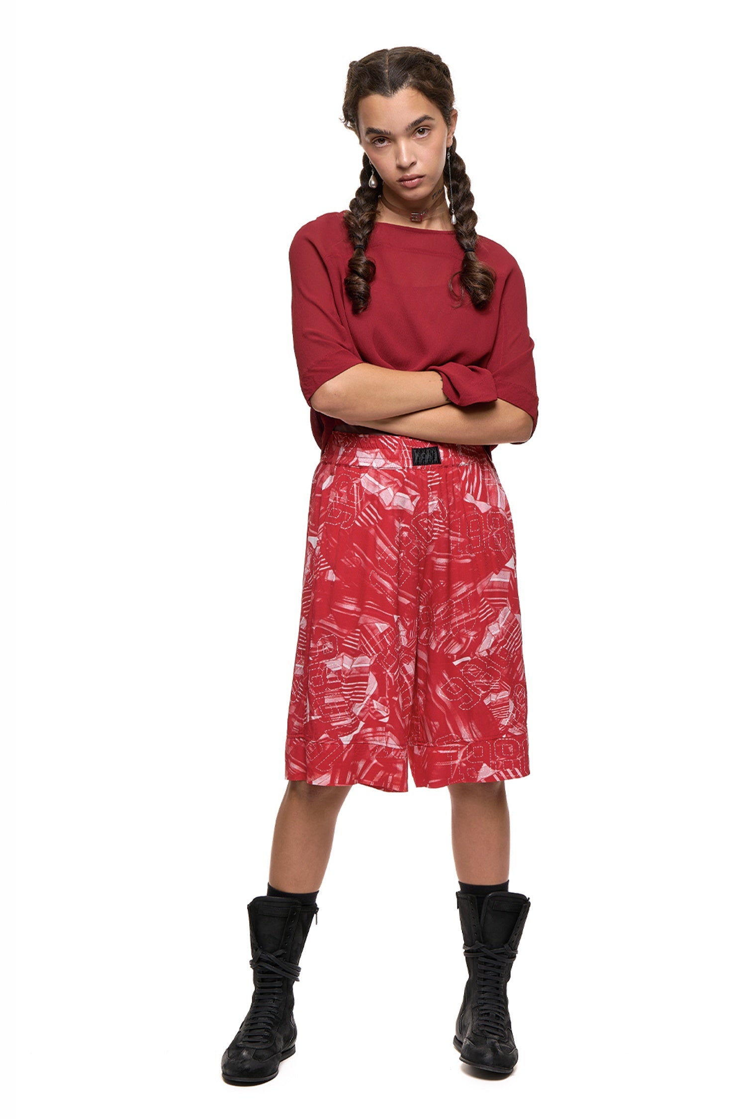 RINGSIDE SHORT IN KNOCKOUT PRINT, SS27