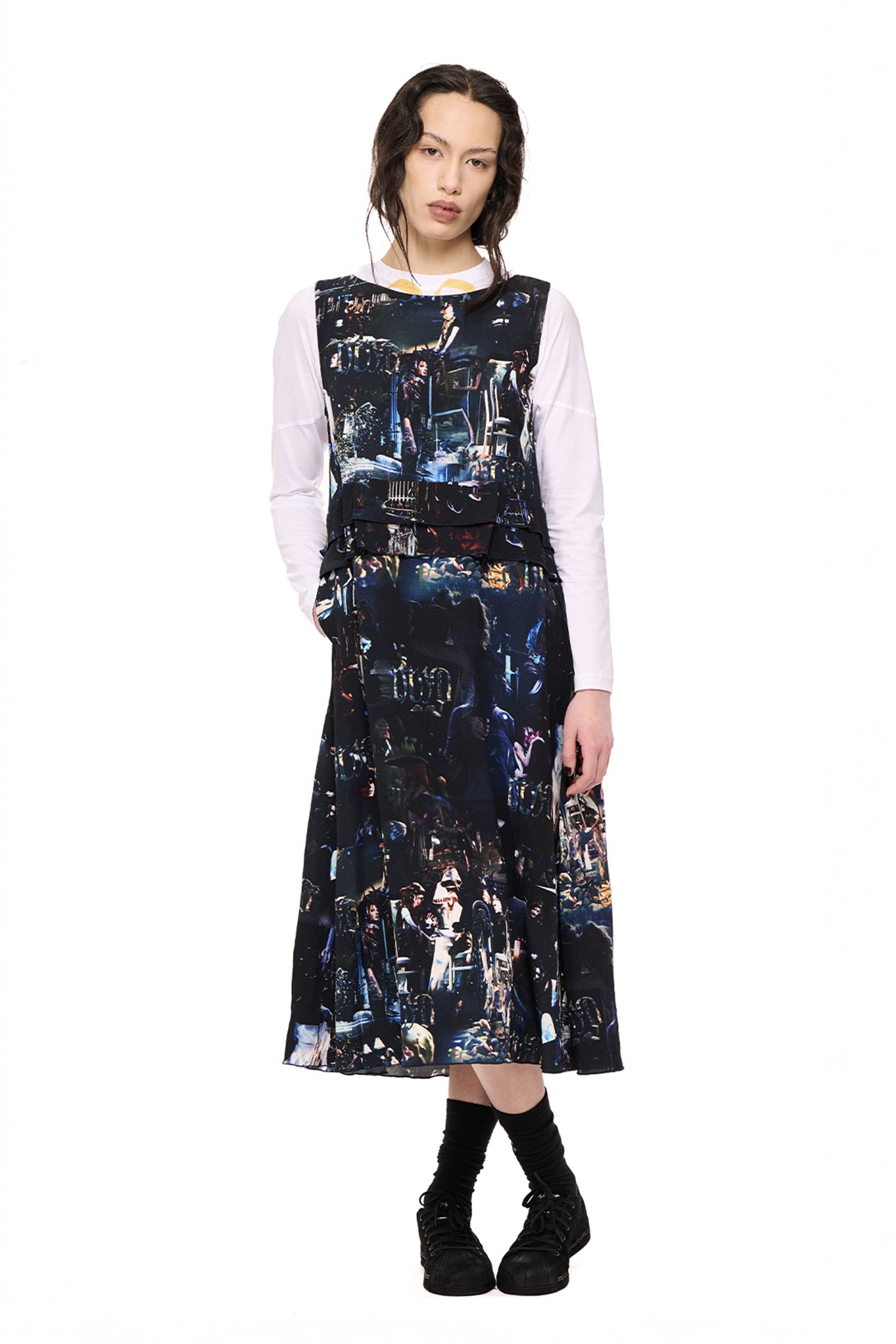 PARTY DRESS IN DANSE PARTY PRINT, AW26