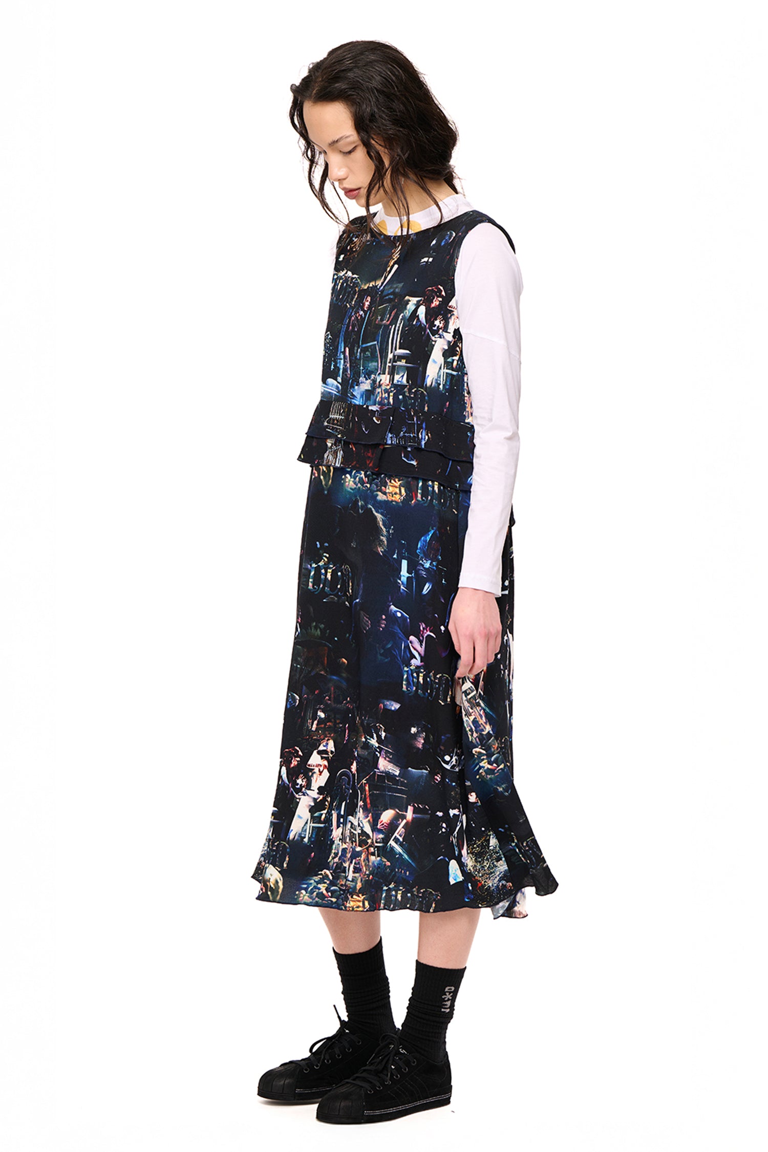 PARTY DRESS IN DANSE PARTY PRINT, AW26