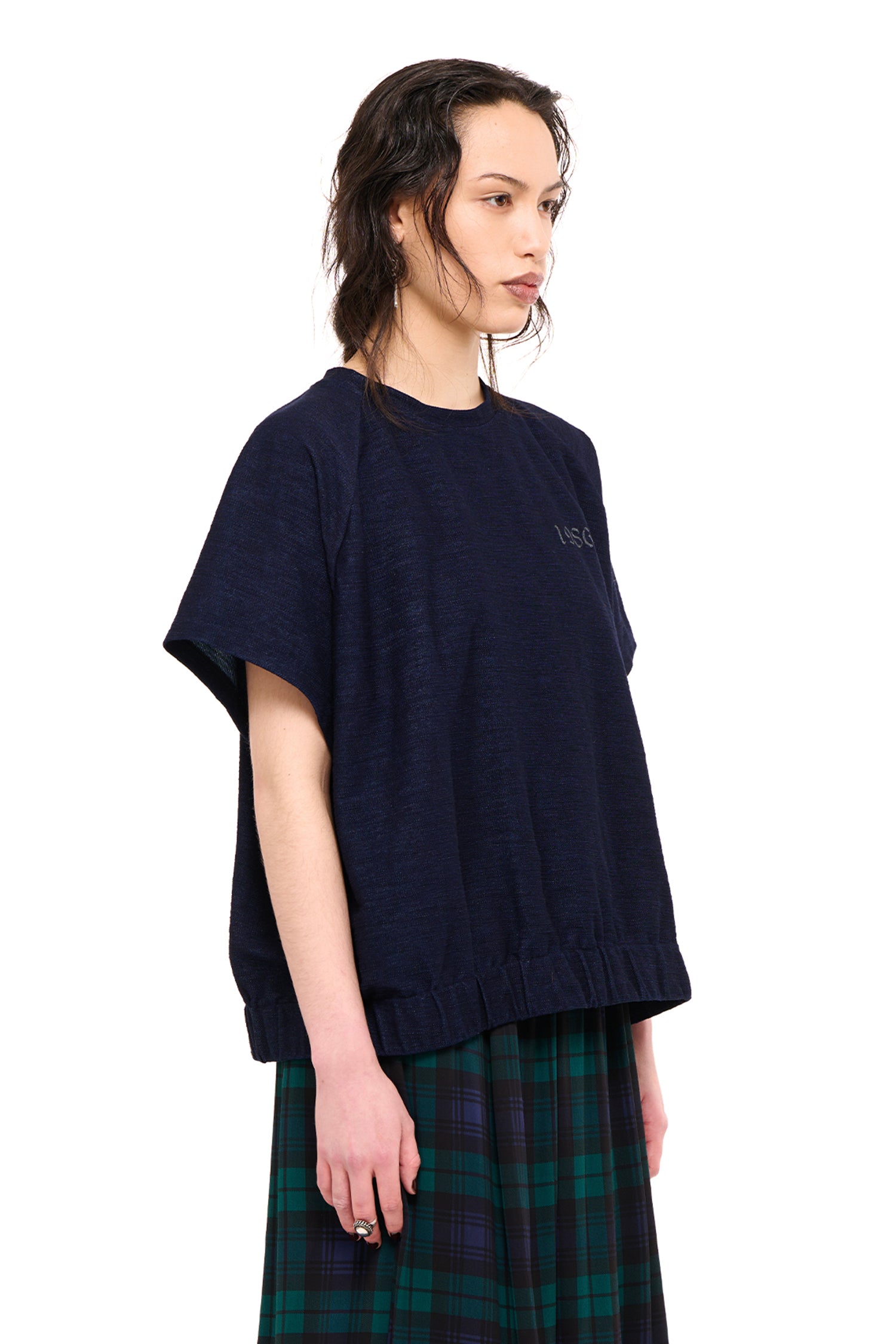 BUS STOP SWEATER IN INDIGO, AW26