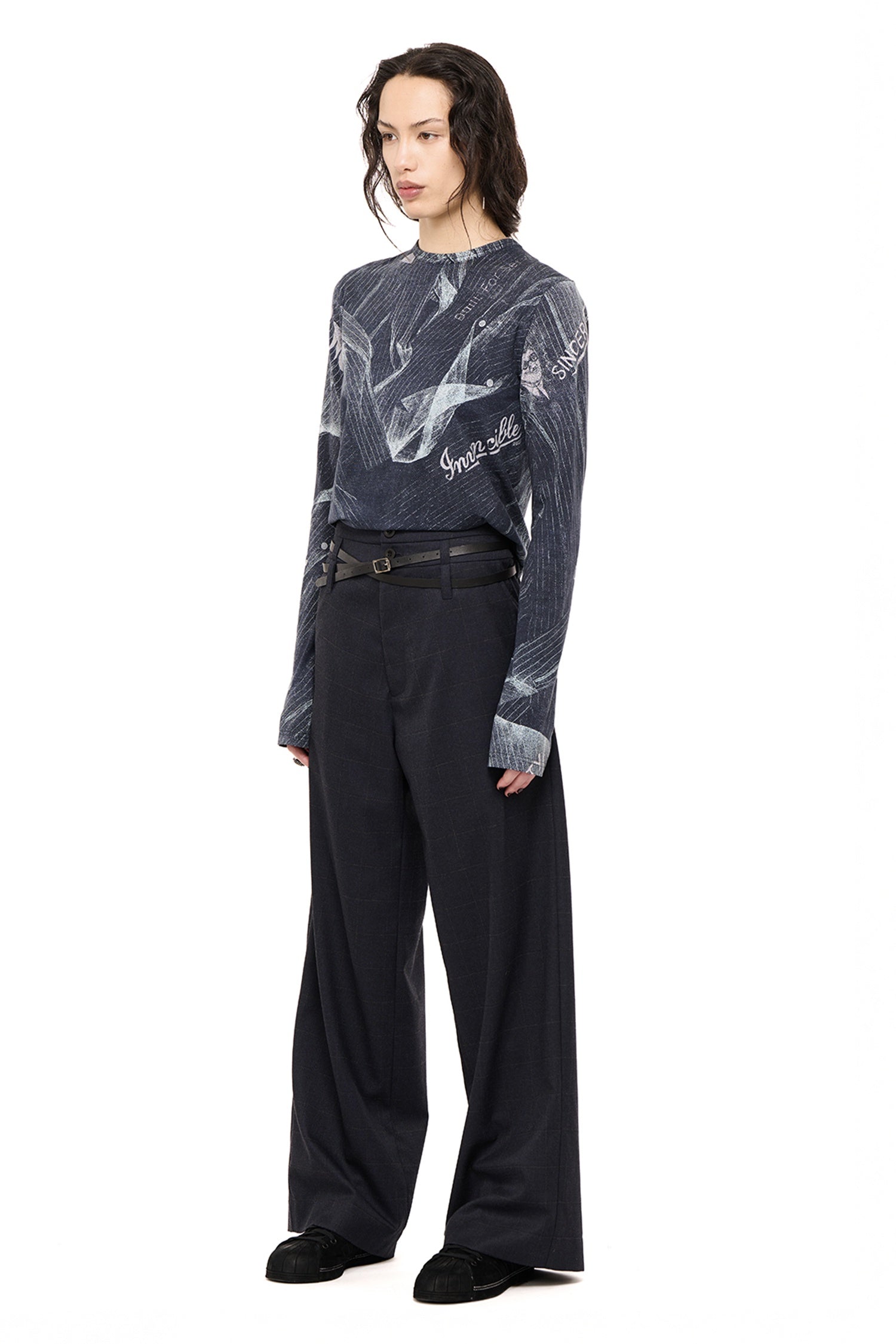 CELEBRATION TROUSER IN BLUE SMOKE, AW26