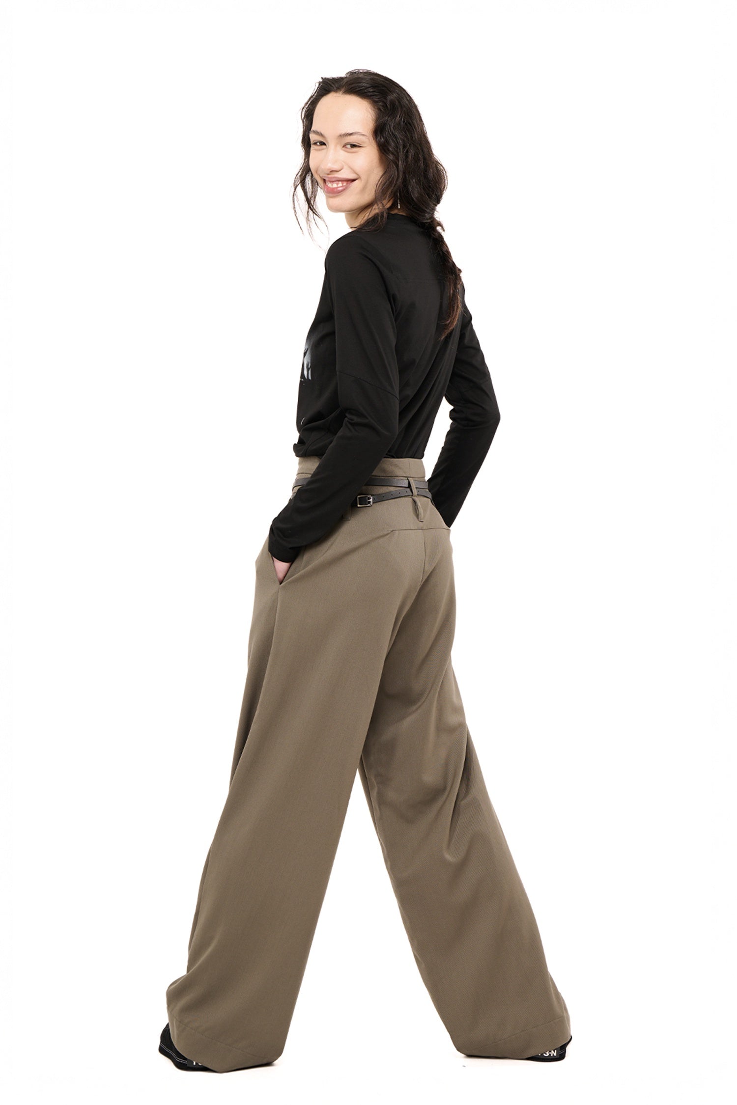 CELEBRATION TROUSER IN DARK TAUPE, AW26