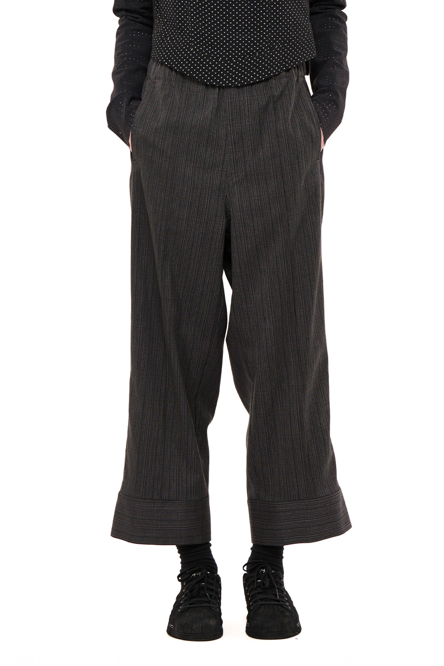 GROOVE PANT IN CHARCOAL STRIPE, AW26
