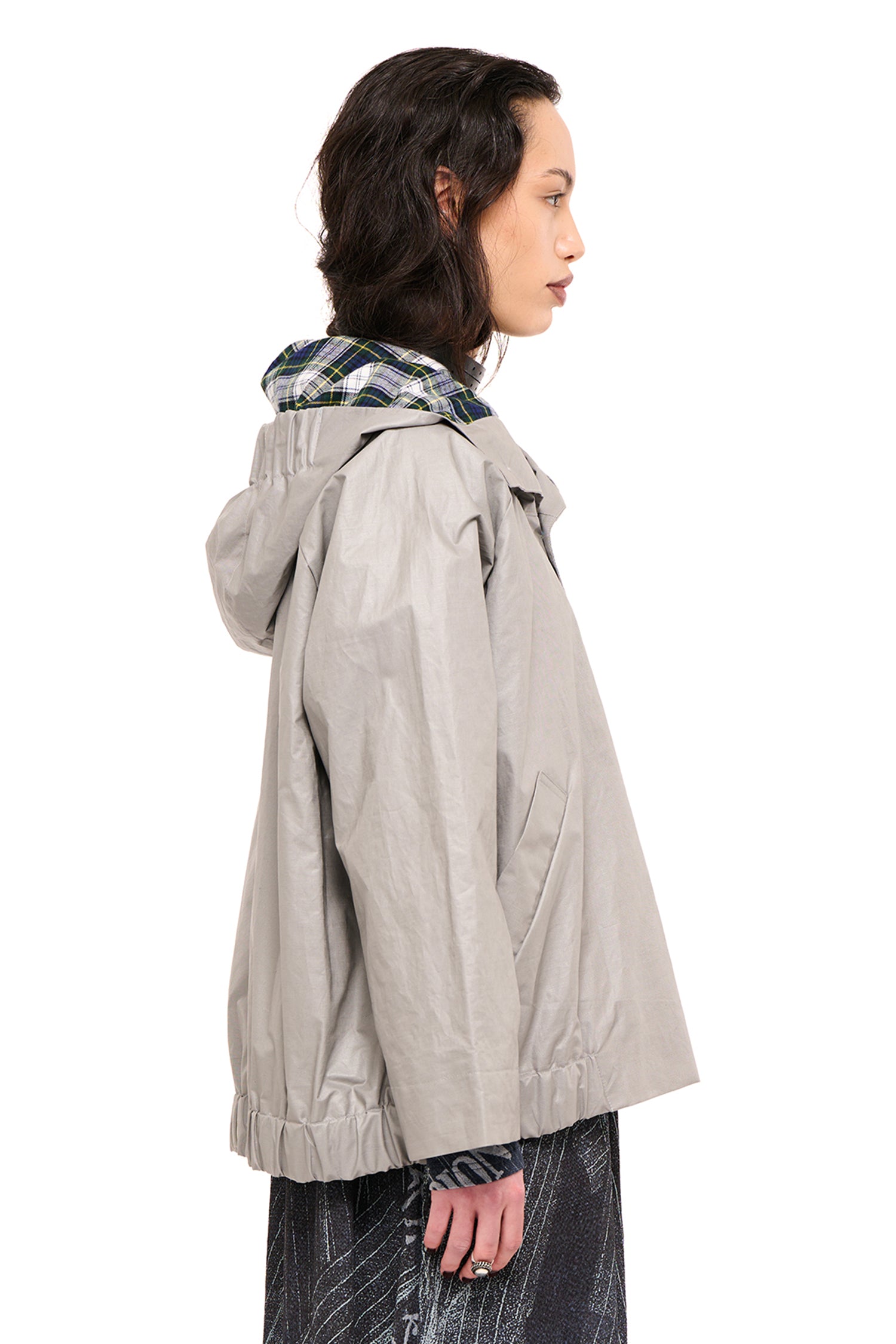 NEIGHBOURHOOD PARKA IN SILVER, AW26