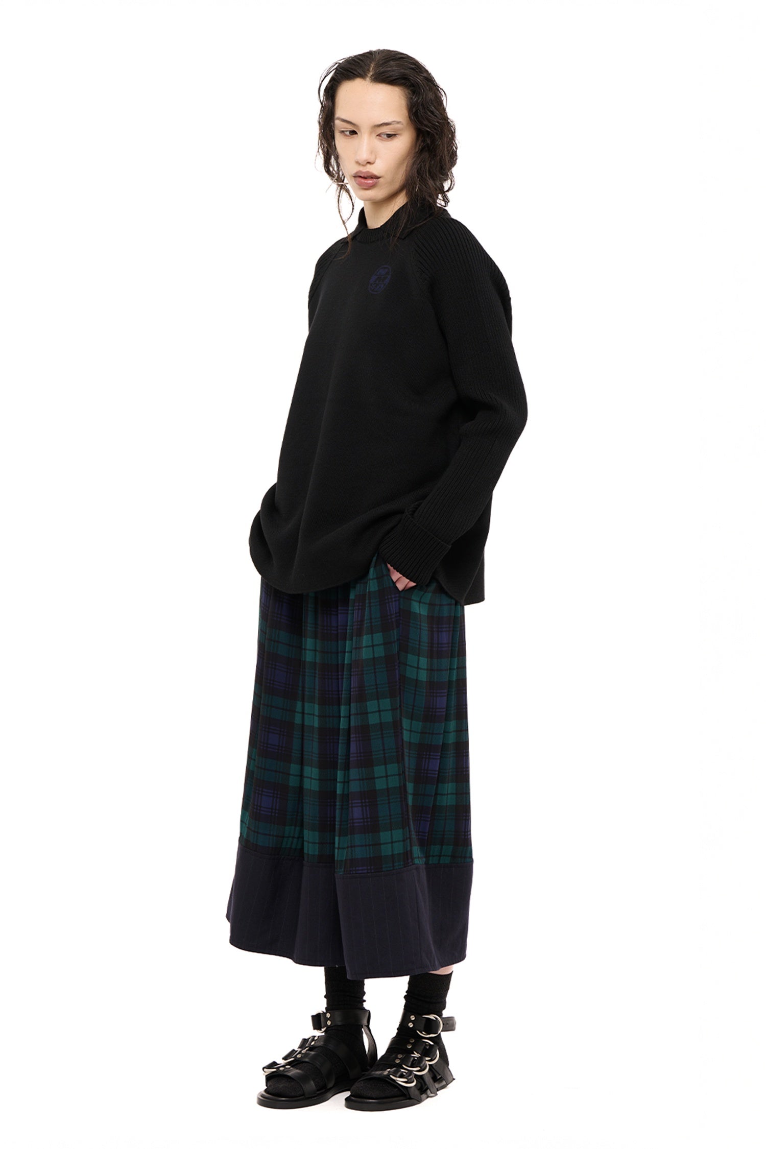 NIGHT WATCH JUMPER IN BLACK, AW26