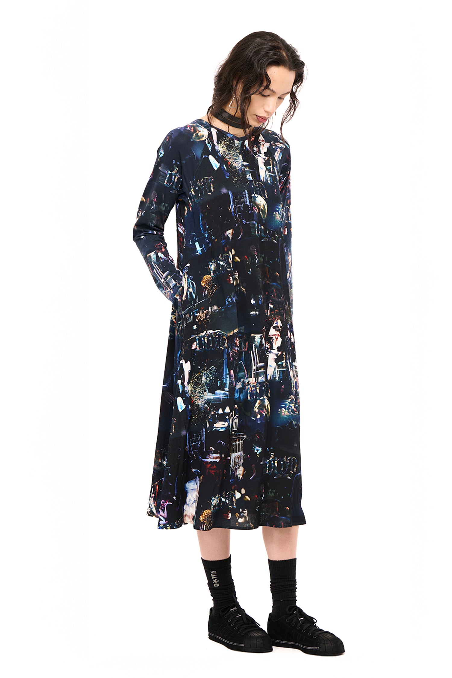 UNMIXED SLIP DRESS IN DANSE PARTY MIX, AW26